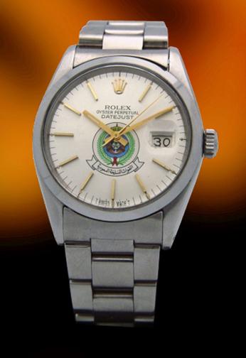 Rolex 1601 date with silver military Saudi Armed Forces