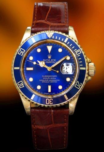 Rolex 16618 Submariner Blue dial