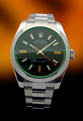 Rolex 116400V Green Glass Milgauss