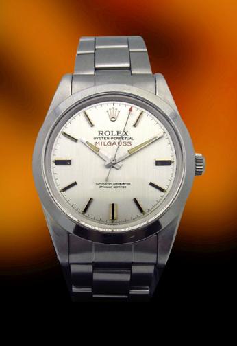 Rolex Milgauss Ref 1019 Stainless Steel Silver Dial