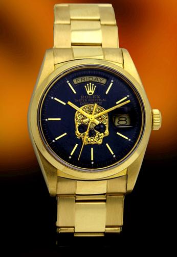 Rolex President Quick Set 18k gold cas