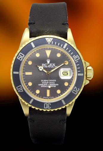 Rolex 16808 18KT Yellow gold Submariner